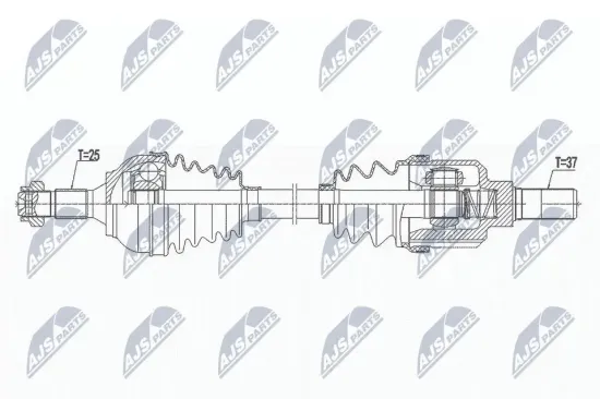 Antriebswelle NTY NPW-CT-101 Bild Antriebswelle NTY NPW-CT-101