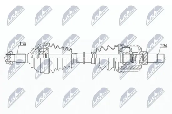 Antriebswelle NTY NPW-CT-103 Bild Antriebswelle NTY NPW-CT-103