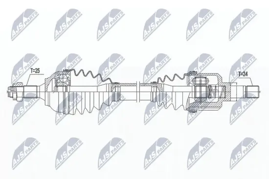 Antriebswelle NTY NPW-CT-109 Bild Antriebswelle NTY NPW-CT-109