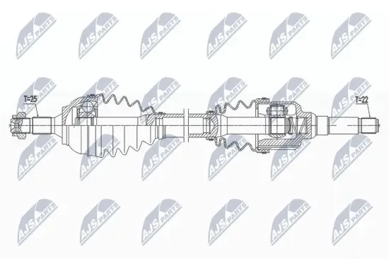 Antriebswelle NTY NPW-CT-113 Bild Antriebswelle NTY NPW-CT-113