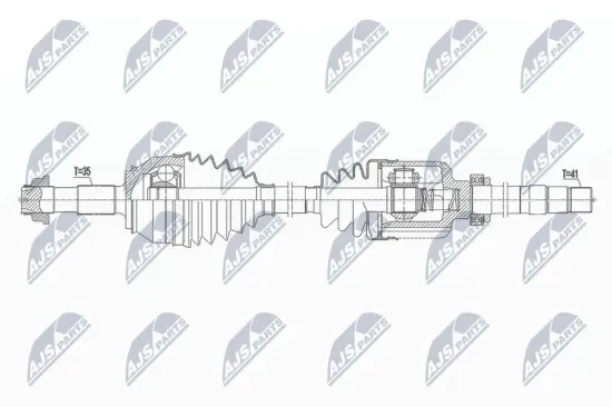 Antriebswelle Vorderachse rechts NTY NPW-CT-119 Bild Antriebswelle Vorderachse rechts NTY NPW-CT-119