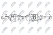 Antriebswelle Vorderachse rechts NTY NPW-CT-147