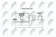 Gelenksatz, Antriebswelle NTY NPW-DW-015