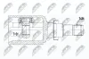 Gelenksatz, Antriebswelle getriebeseitig Vorderachse rechts NTY NPW-DW-021 Bild Gelenksatz, Antriebswelle getriebeseitig Vorderachse rechts NTY NPW-DW-021