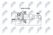 Gelenksatz, Antriebswelle NTY NPW-FR-004