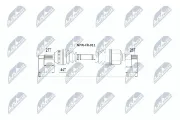 Antriebswelle Vorderachse NTY NPW-FR-011