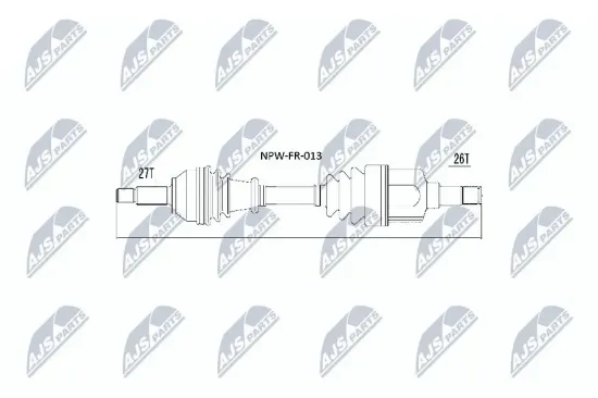 Antriebswelle NTY NPW-FR-013 Bild Antriebswelle NTY NPW-FR-013