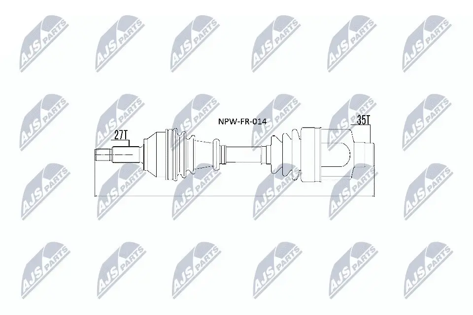 Antriebswelle NTY NPW-FR-014