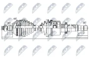 Antriebswelle Vorderachse rechts Vorderachse NTY NPW-FR-041