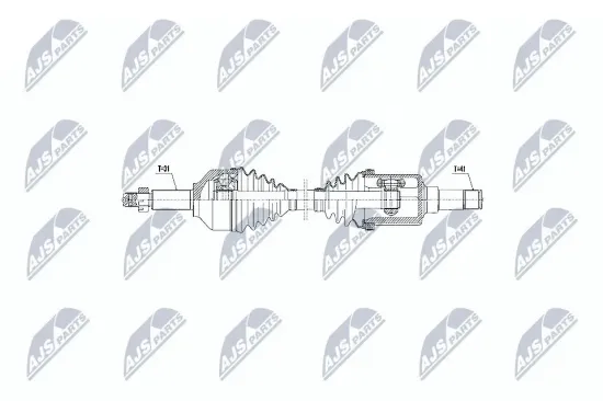 Antriebswelle NTY NPW-FR-075 Bild Antriebswelle NTY NPW-FR-075