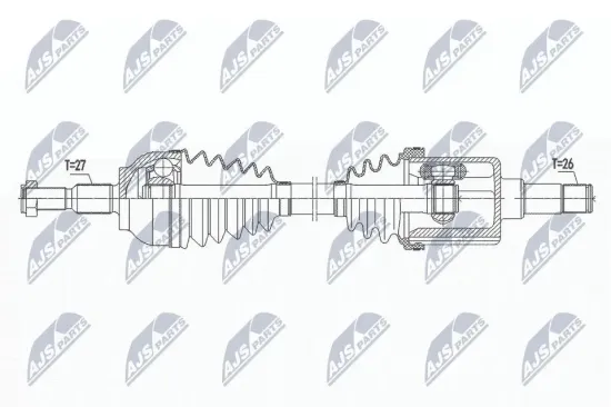 Antriebswelle Vorderachse links NTY NPW-FR-101 Bild Antriebswelle Vorderachse links NTY NPW-FR-101