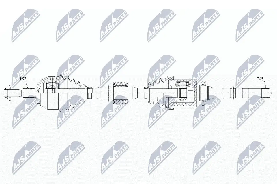 Antriebswelle NTY NPW-FR-107