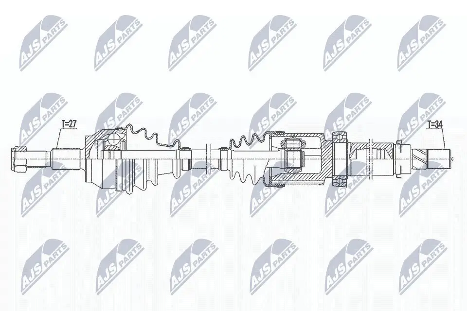 Antriebswelle NTY NPW-FR-141