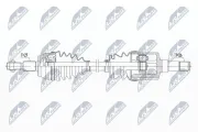 Antriebswelle Vorderachse links NTY NPW-FR-147