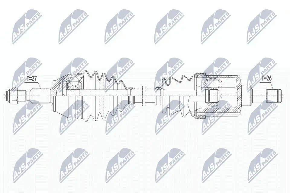 Antriebswelle NTY NPW-FR-151