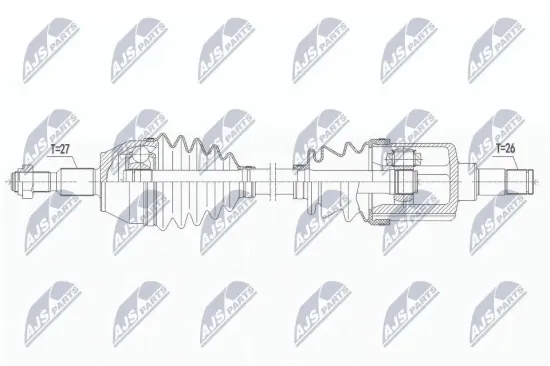 Antriebswelle NTY NPW-FR-151 Bild Antriebswelle NTY NPW-FR-151