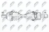 Antriebswelle Vorderachse links NTY NPW-FR-155 Bild Antriebswelle Vorderachse links NTY NPW-FR-155