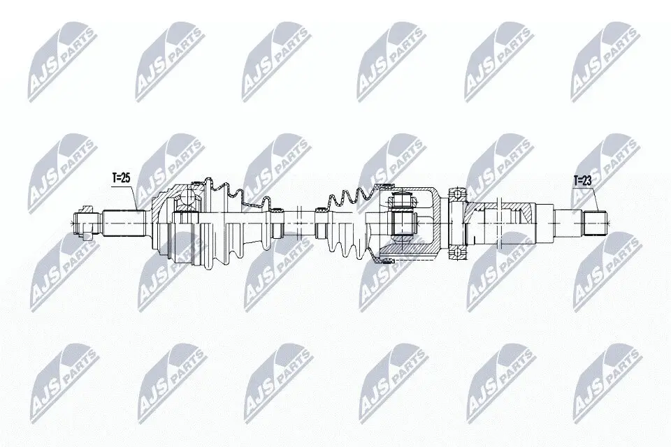 Antriebswelle NTY NPW-FR-168