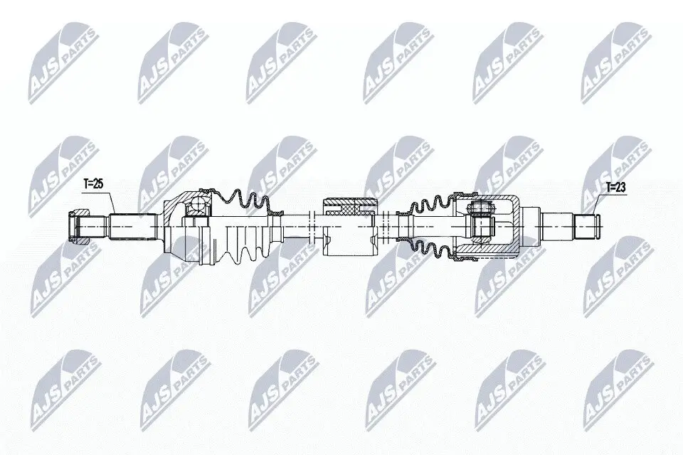 Antriebswelle NTY NPW-FR-171