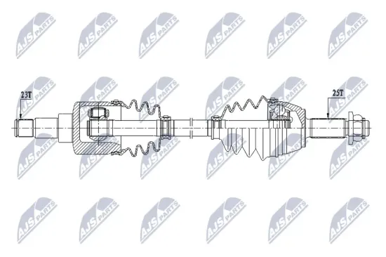 Antriebswelle Vorderachse links NTY NPW-FR-172 Bild Antriebswelle Vorderachse links NTY NPW-FR-172