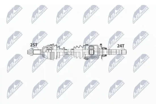 Antriebswelle Vorderachse rechts Vorderachse NTY NPW-FT-017 Bild Antriebswelle Vorderachse rechts Vorderachse NTY NPW-FT-017