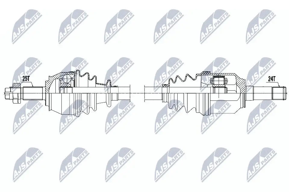 Antriebswelle Vorderachse links Vorderachse NTY NPW-FT-021