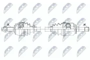 Antriebswelle Vorderachse links Vorderachse NTY NPW-FT-021