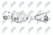 Antriebswelle Vorderachse rechts NTY NPW-FT-033