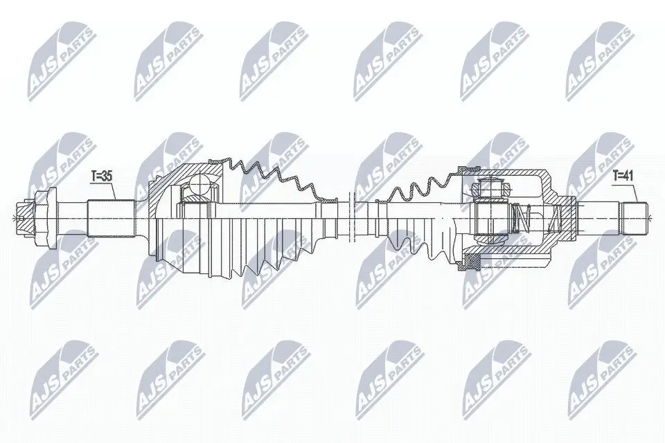 Antriebswelle NTY NPW-FT-037