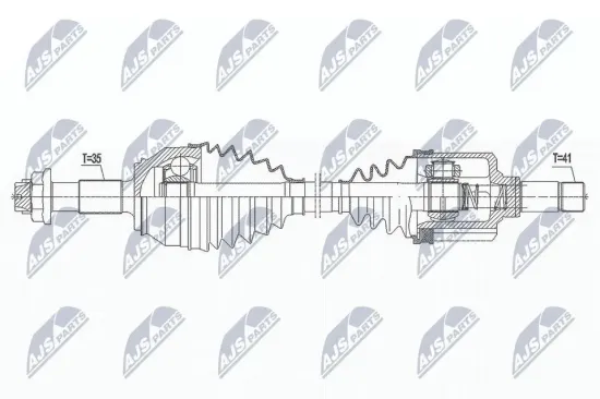 Antriebswelle NTY NPW-FT-037 Bild Antriebswelle NTY NPW-FT-037