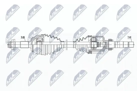 Antriebswelle NTY NPW-FT-039 Bild Antriebswelle NTY NPW-FT-039