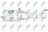 Gelenksatz, Antriebswelle Vorderachse rechts NTY NPW-FT-042 Bild Gelenksatz, Antriebswelle Vorderachse rechts NTY NPW-FT-042
