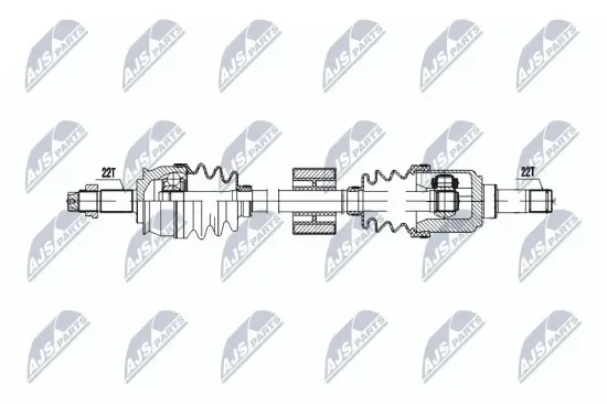 Antriebswelle NTY NPW-FT-071 Bild Antriebswelle NTY NPW-FT-071