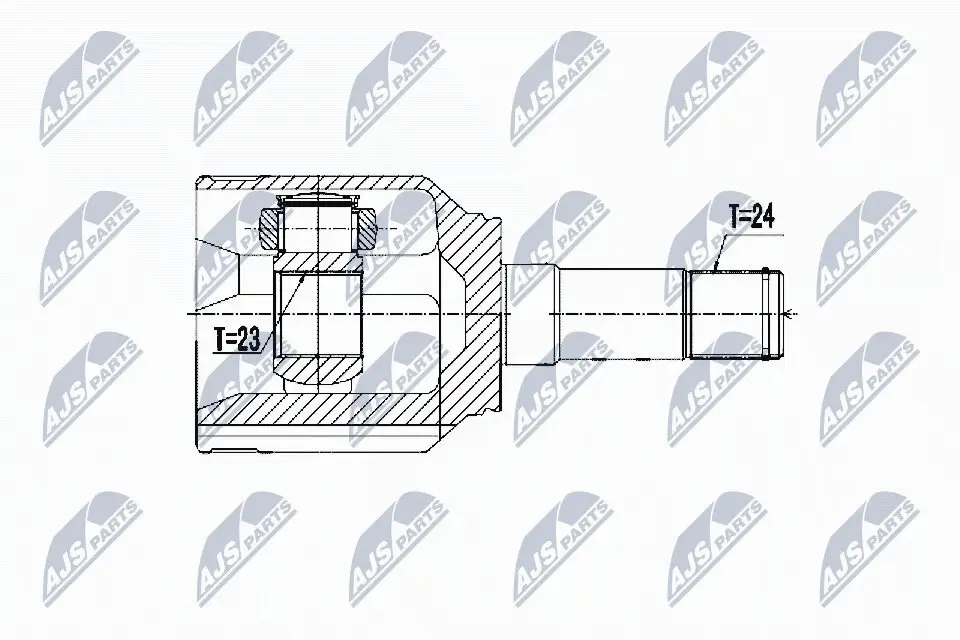 Gelenksatz, Antriebswelle NTY NPW-FT-072