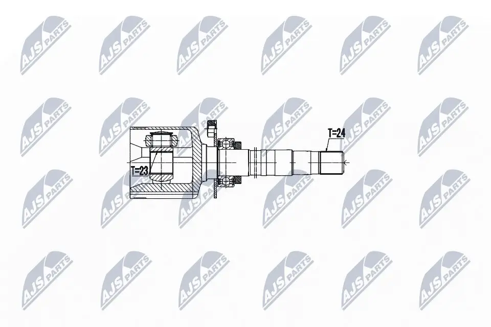 Gelenksatz, Antriebswelle NTY NPW-FT-074 Bild Gelenksatz, Antriebswelle NTY NPW-FT-074