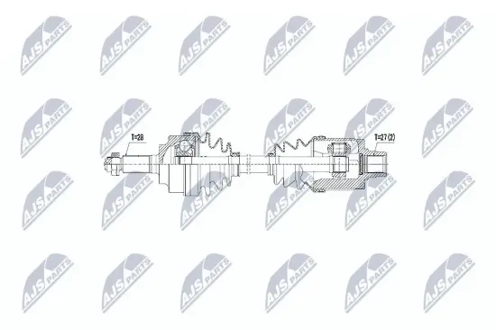 Antriebswelle Vorderachse NTY NPW-HD-032 Bild Antriebswelle Vorderachse NTY NPW-HD-032