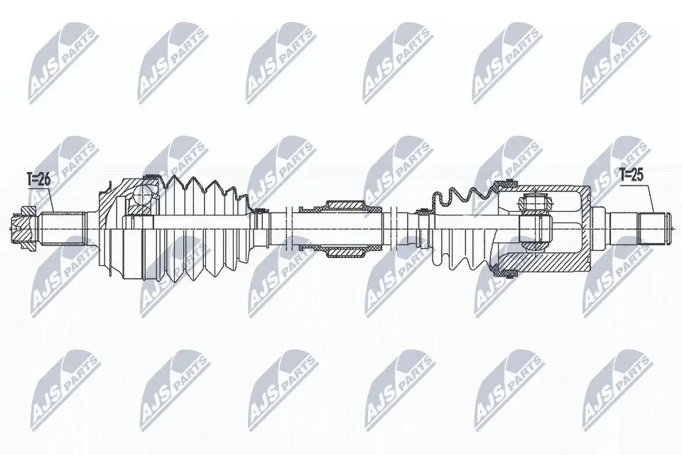 Antriebswelle NTY NPW-HD-092