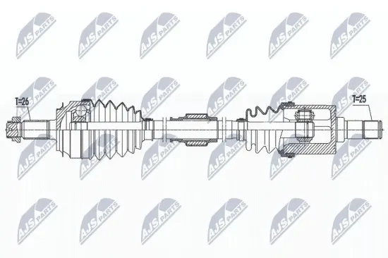 Antriebswelle NTY NPW-HD-092 Bild Antriebswelle NTY NPW-HD-092