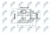 Gelenksatz, Antriebswelle NTY NPW-HY-507