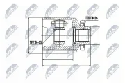 Gelenksatz, Antriebswelle NTY NPW-HY-516