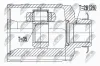Gelenksatz, Antriebswelle Vorderachse rechts getriebeseitig NTY NPW-HY-524