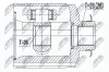 Gelenksatz, Antriebswelle getriebeseitig Vorderachse NTY NPW-HY-528 Bild Gelenksatz, Antriebswelle getriebeseitig Vorderachse NTY NPW-HY-528
