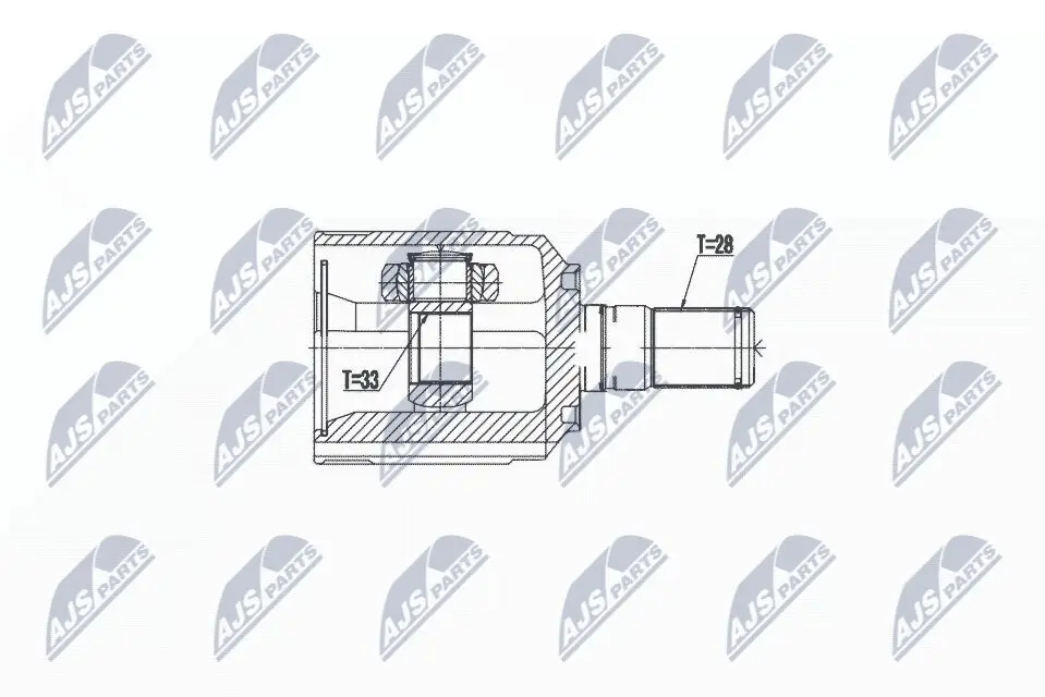 Gelenksatz, Antriebswelle NTY NPW-HY-538 Bild Gelenksatz, Antriebswelle NTY NPW-HY-538