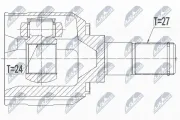 Antriebswelle NTY NPW-HY-558