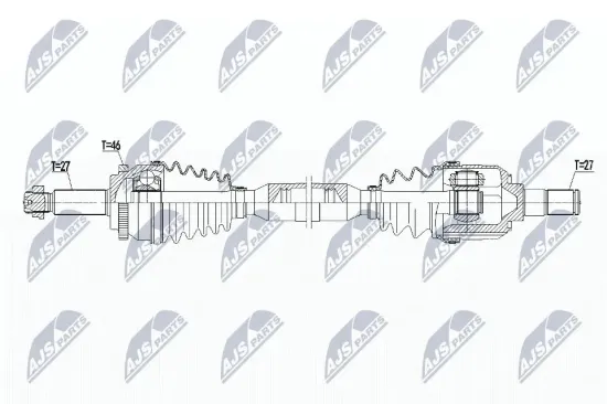 Antriebswelle Vorderachse rechts NTY NPW-HY-559 Bild Antriebswelle Vorderachse rechts NTY NPW-HY-559
