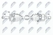 Antriebswelle Vorderachse links NTY NPW-HY-565