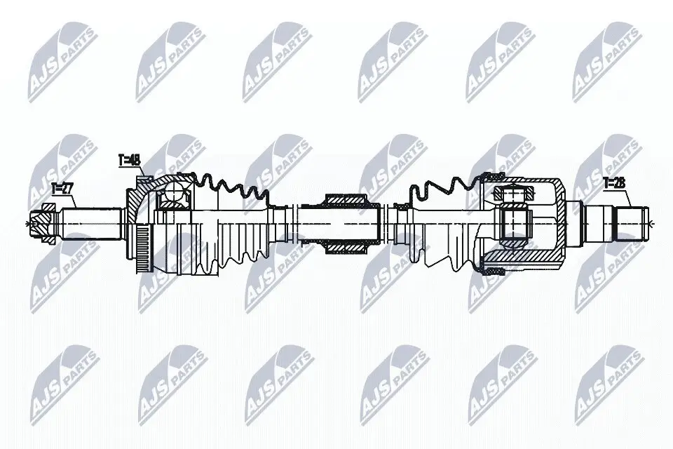 Antriebswelle NTY NPW-HY-569