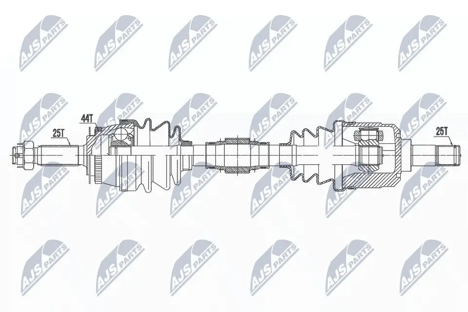 Antriebswelle Vorderachse rechts NTY NPW-HY-593