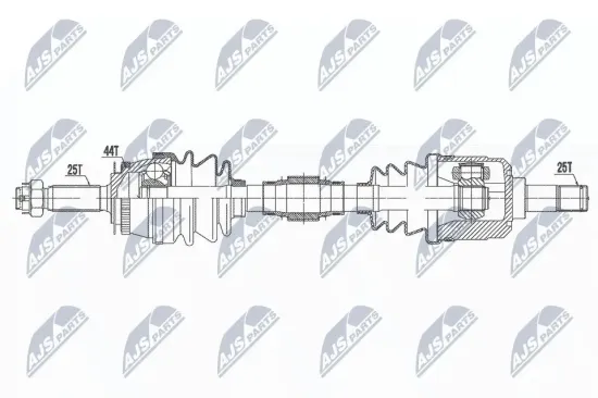 Antriebswelle Vorderachse rechts NTY NPW-HY-593 Bild Antriebswelle Vorderachse rechts NTY NPW-HY-593