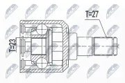 Gelenksatz, Antriebswelle NTY NPW-HY-596